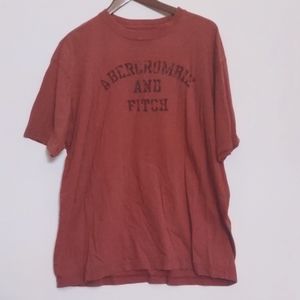 Abercrombie Short Sleeve Shirt Size XL Orange